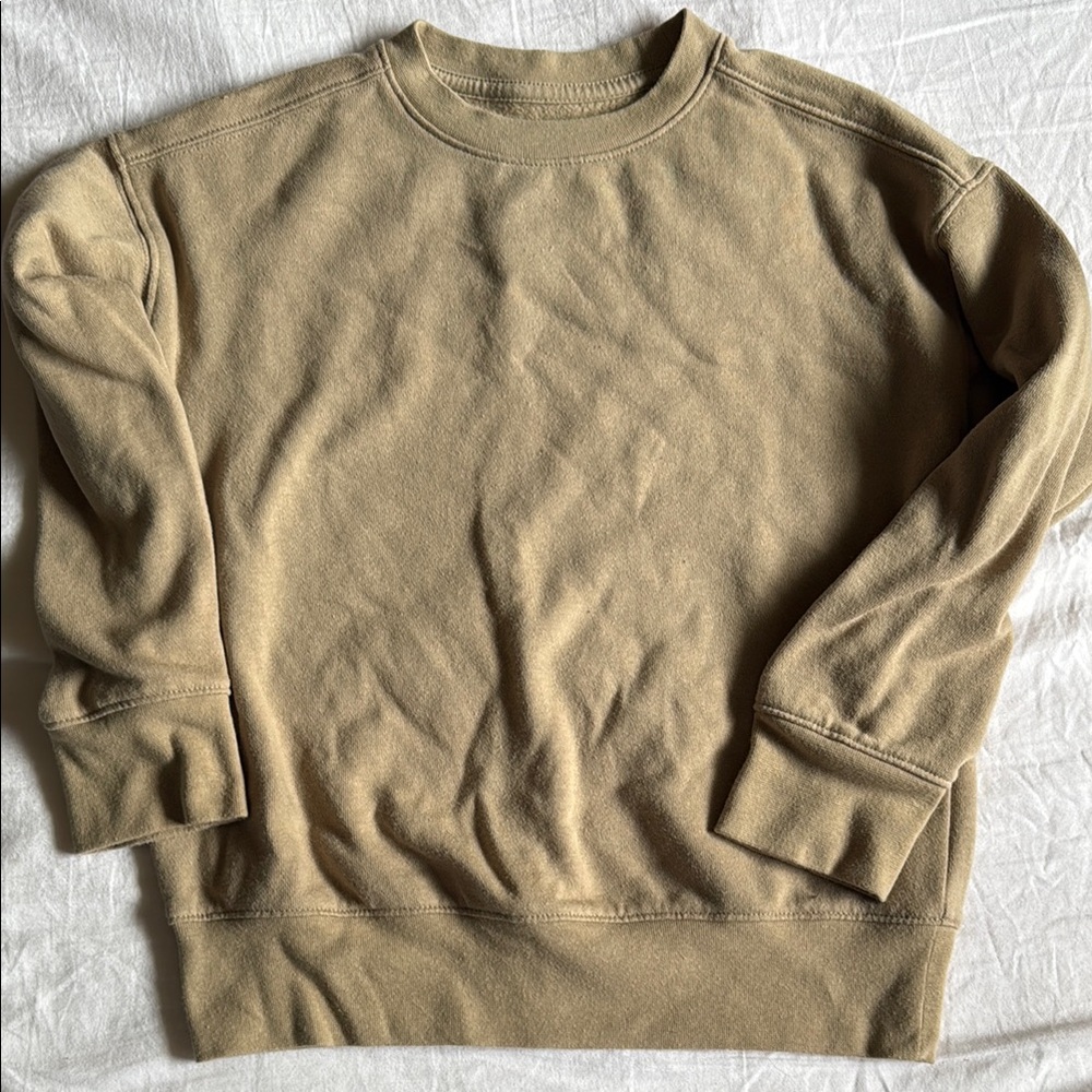 Kids Tan Sweatshirt Size M